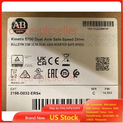 New Factory Sealed Allen Bradley 2198-D032-ERS4 C Kinetix 5700 Servo Drive