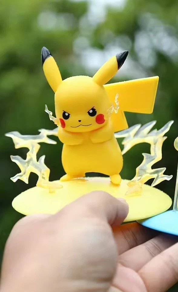 Pikachu Action Figure 8 cm – Pokémon – Mini Figure Anime - Immagine 3 di 4