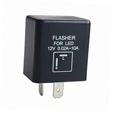 12V 0.02A-10A 2-Pin CF-12 Automatic Electronic LED Flasher Relay Fix for Turn 