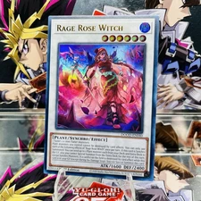 Yugioh Rage Rose Witch DOOD-EN040 Ultra Rare 1st Ed Near Mint