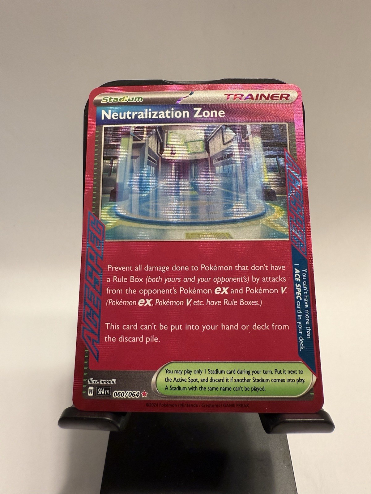 Neutralization Zone 060/064 S&V Shrouded Fable ACE SPEC Holo Rare Pokemon TCG LP