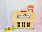 Fisher Price Little People Play Family School House w/ Accessories Vintage 1971