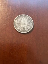 Germany 1903-A 90% Silver 1 Mark