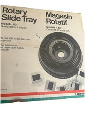 Hanimex Rotary Slide Tray Model H 80 for Kodak Carousel Projectors - New Sealed