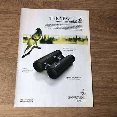 GUNS85 MAGAZIN WERBUNG 12X9 DIE NEUE SWAROVSKI OPTIK EL 42