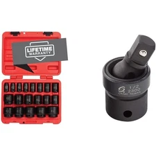  Impact Socket Set (19-Piece) and Universal Impact Joint