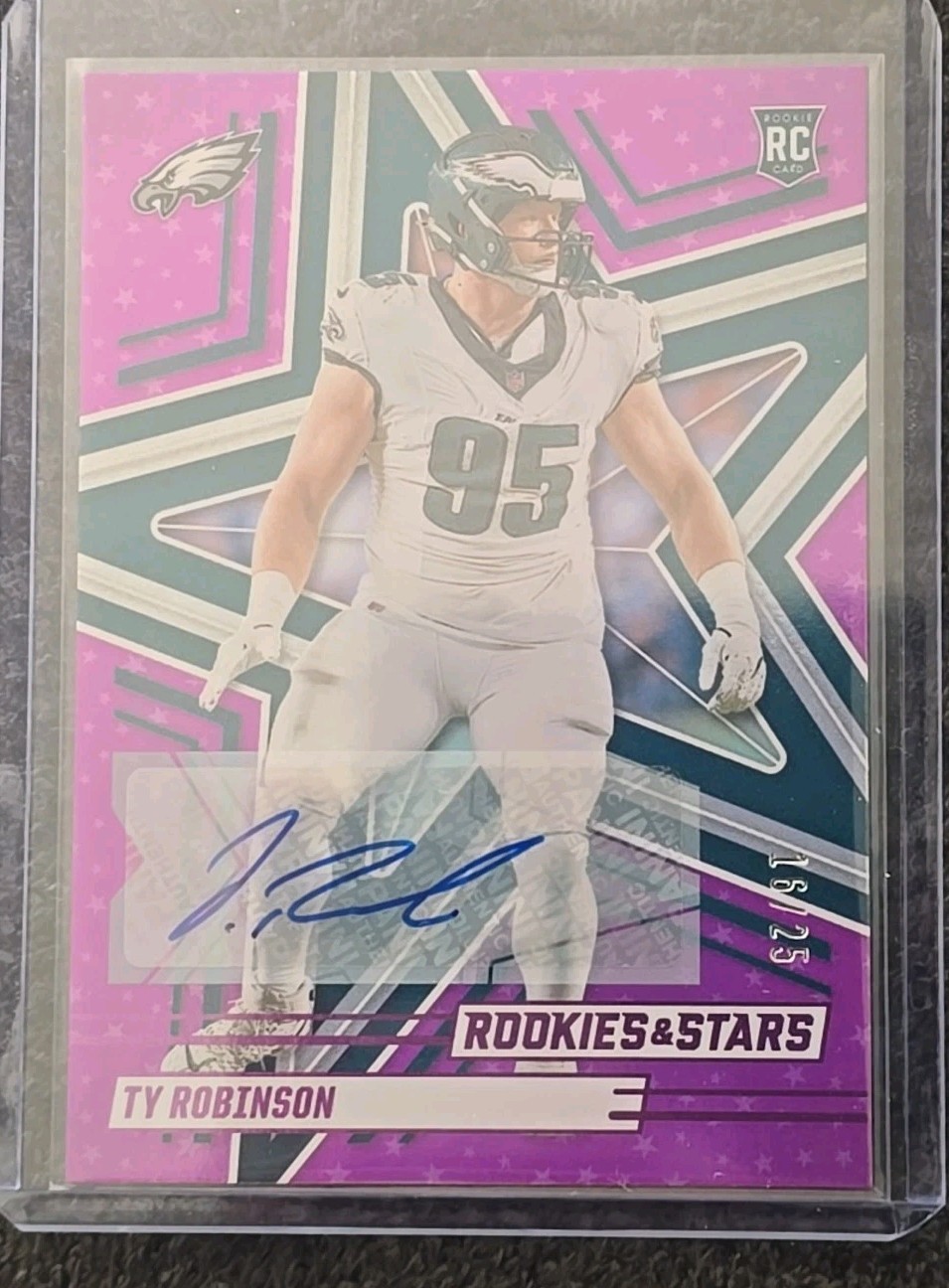Ty Robinson Panini Rookies & Stars #191 Autograph Purple
