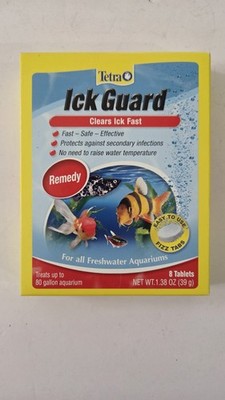Tetra Ick Guard  Fizzy Tablets (8 count) -New