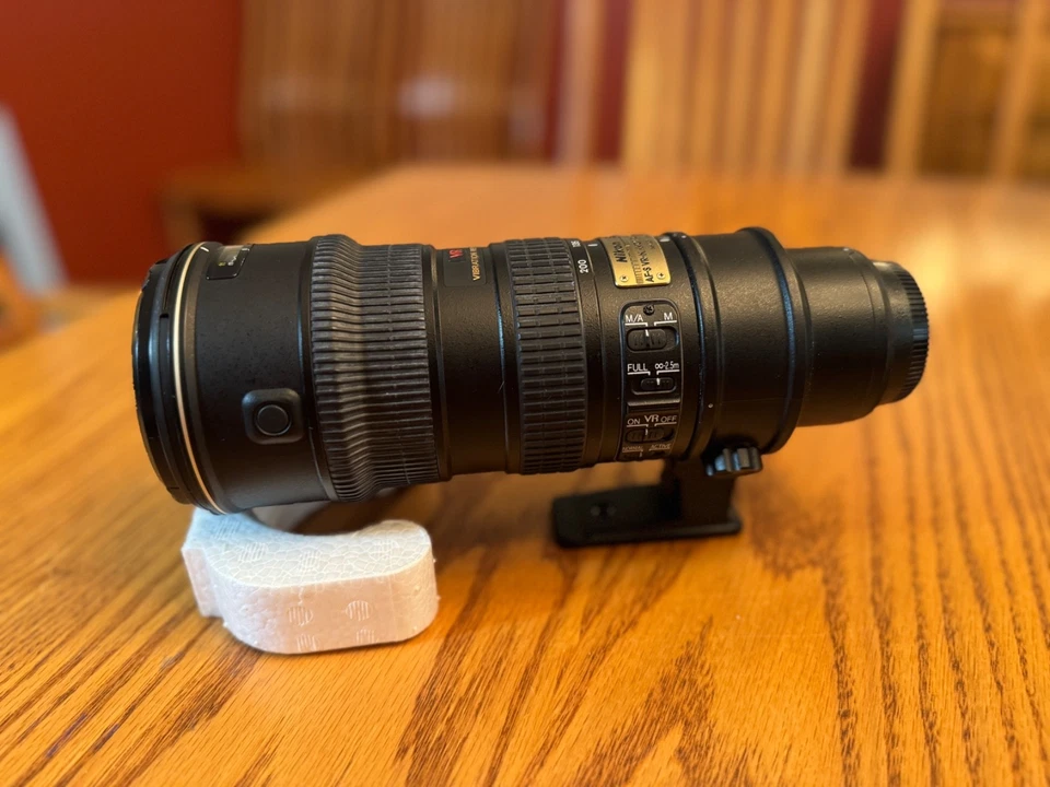 美丽!!! 尼康 AF-S VR 尼克尔 70-200 毫米 f/2.8 G ED IF 镜头带盒 — 第 3/4 张图片