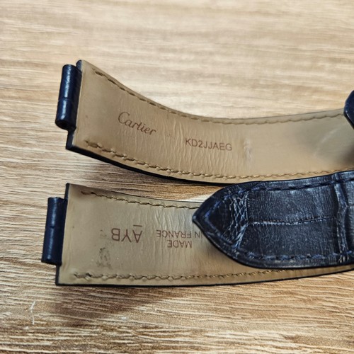 Cartier Alligator Uhrenarmband Blau - Bild 6 von 13