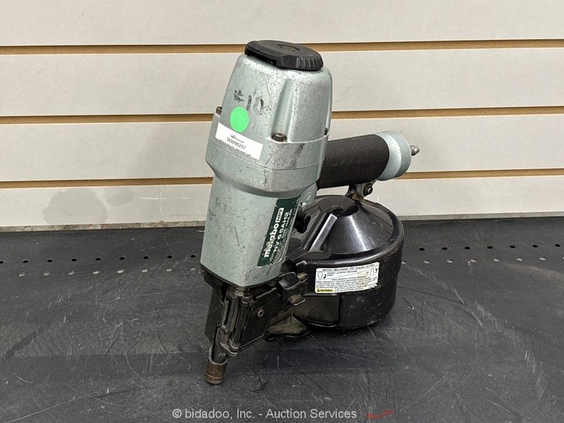 2020 Metabo NV 65AH2 2-1/2" HPT Air Powered Coil Nailer Nail Gun Tool bidadoo