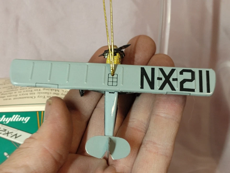 Adorno serie coleccionista juguete hojalata Schylling - Spirit of St. Louis Foto 3 de 4