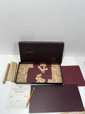1948-1953 SCRABBLE Board Game Selchow & Righter Co., Complete 100 Wood Tiles