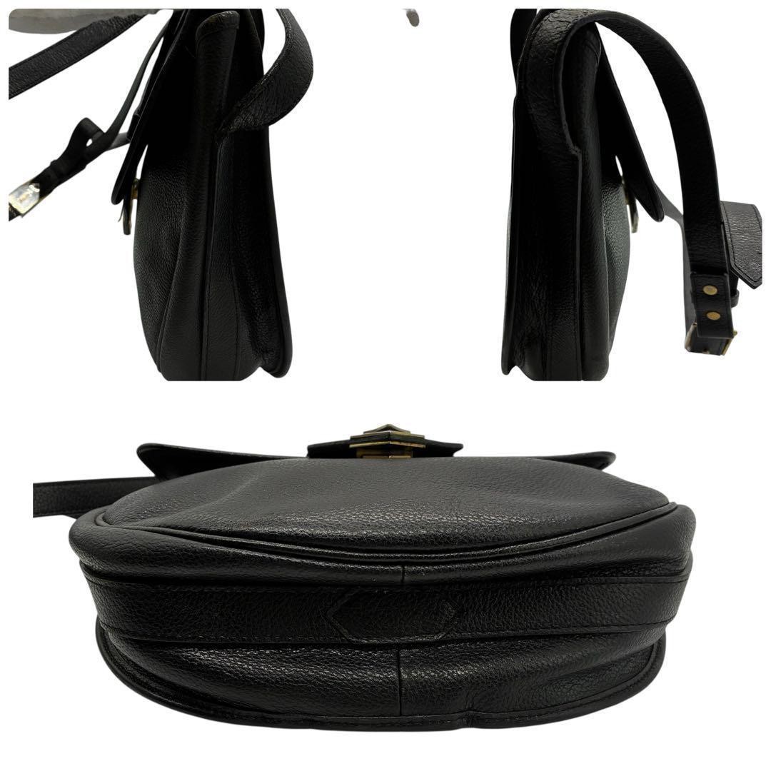 Borsa a tracolla Yves Saint Laurent 2Way Cassandra pelle nera autentica F0803155