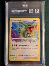 2020 POKEMON SWORD & SHIELD VIVID VOLTAGE #138 RAYQUAZA TAG 10 GEM MINT Graded on eBay