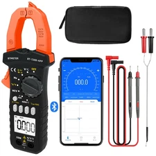Digital Clamp Meter TRMS Multimeter AC DC Volt Amp Ohm NCV Tester Data Logging