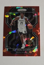 2021-22 Panini Prizm - Day'Ron Sharpe #281 Red Ice Prizm (RC)