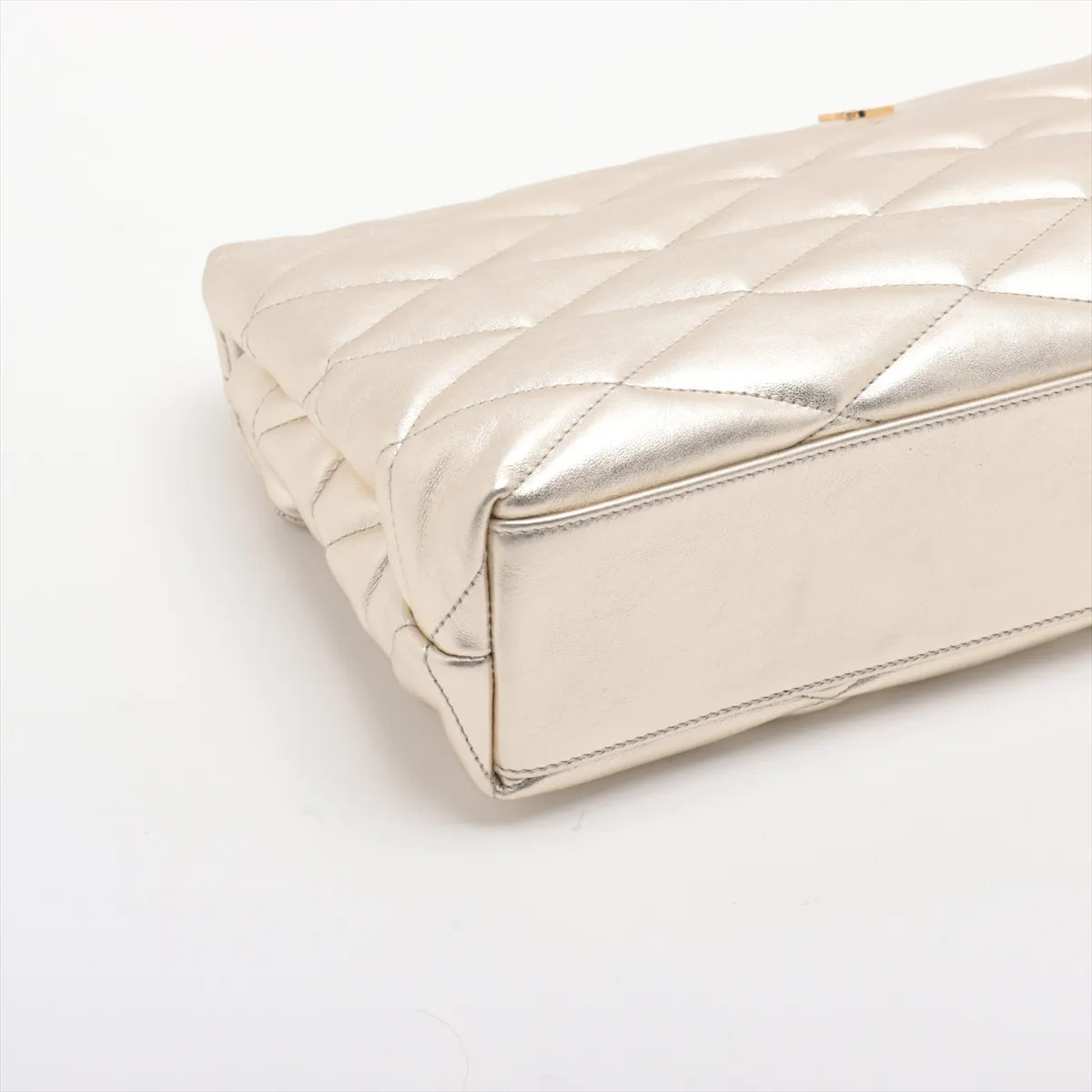 Saint Laurent Paris Leather Clutch bag Gold 655004 thumbnail 4