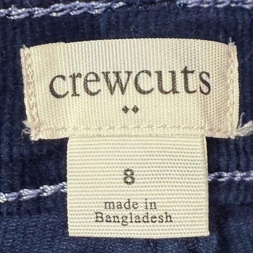 CREWCUTS J. Crew Girl’s Navy Corduroy Cotton Blend Skinny Fit Jeans Size 8 - Picture 7 of 8