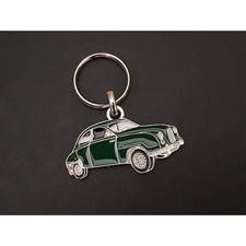 Saab 93, 93B Profile Keychain (Green)