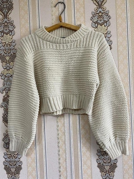 Women French Connection Sweater Beige 38 / M / 46