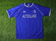 CHELSEA LONDON 1999-2000 VTG FOOTBALL SHIRT JERSEY HOME UMBRO ORIGINAL SIZE M