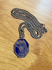 Colgante Retrato INUYASHA Tono Plata en Cadena Anime Coleccionable VENDEDOR DE EE. UU.