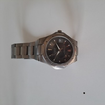 LORUS SPORTS  TITANIUM  WATCH GREY DIAL Working Battery In  EXDISPLAY Condition