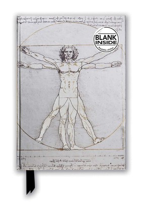Leonardo Da Vinci: Vitruvian Man (Foiled Blank Journal) Flame Tree Publishing