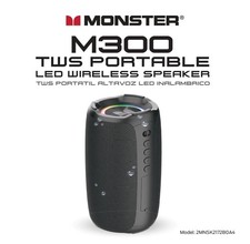 Monster M300 Portable LED Wireless Speaker