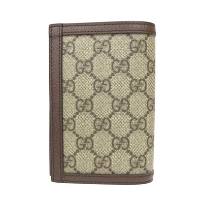 GUCCI GG Supreme Ophidia Passport Case PVC Canvas Brown 795158 | eBay