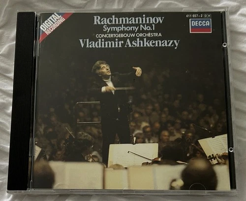 RACHMANINOV-SYMPHONY NO. 1-1984 DECCA CD-ASHKENAZY-FULL SILVER RING (M/M)