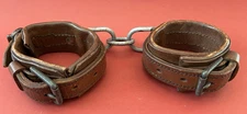 Pair Heavy Antique/Vintage Leather  Equestrian Horse Hobbles Leg Restraints