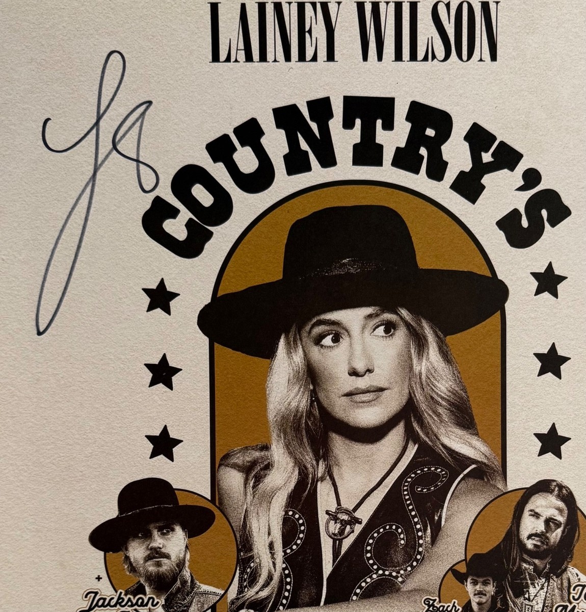 Lainey Wilson Signed JSA Autograph 24