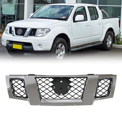 Front Upper Grille Grill w/Chrome Trim For Nissan Frontier 2009-2021 NI1200233