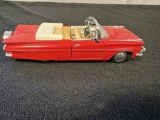 1959 Chevrolet Impala Red Convertible 6 Diecast Pull Back Doors Ss5721