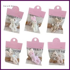 Cartoon /Bear Keyring Adorable Pendant Charm for Women Stuffed Animal