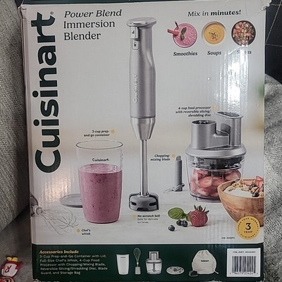 Cuisinart Variable Speed Immersion Blender with Food Processor Lightly Used 