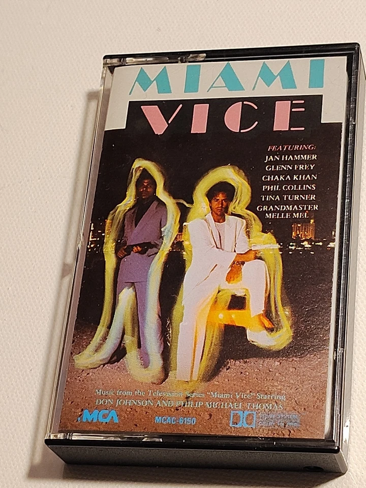Miami Vice - TV Show Soundtrack Cassette Tape - 1985 - Glenn Frey/Chaka Khan - Image 2 of 4