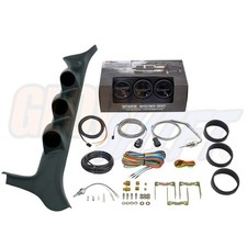 Glowshift Tinted Boostegttrans Temp Gauges Pod Fits 92-97 Powerstroke 7.3l Glowshift Tinted Boostegttrans Temp Gauges Pod Fits 92-97 Powerstroke 7.3l
