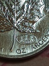 2000 1 OUNCE $5 .9999 FINE SILVER MAPLE LEAF FIREWORKS**PREVY**QIEEN ELIZABETH 