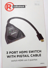 3 PORT HDMI SWITCH WITH PIGTAIL CABLE  Never Used