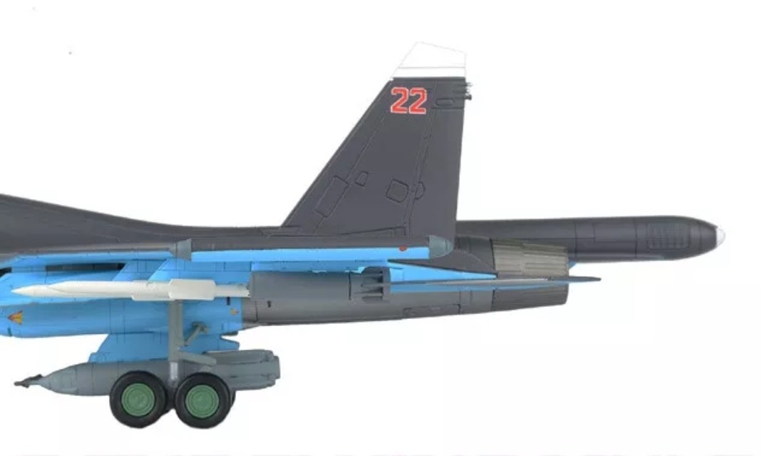HOBBY MASTER 1:72 scale SUKHOI SU-34 FULLBACK, RED 22