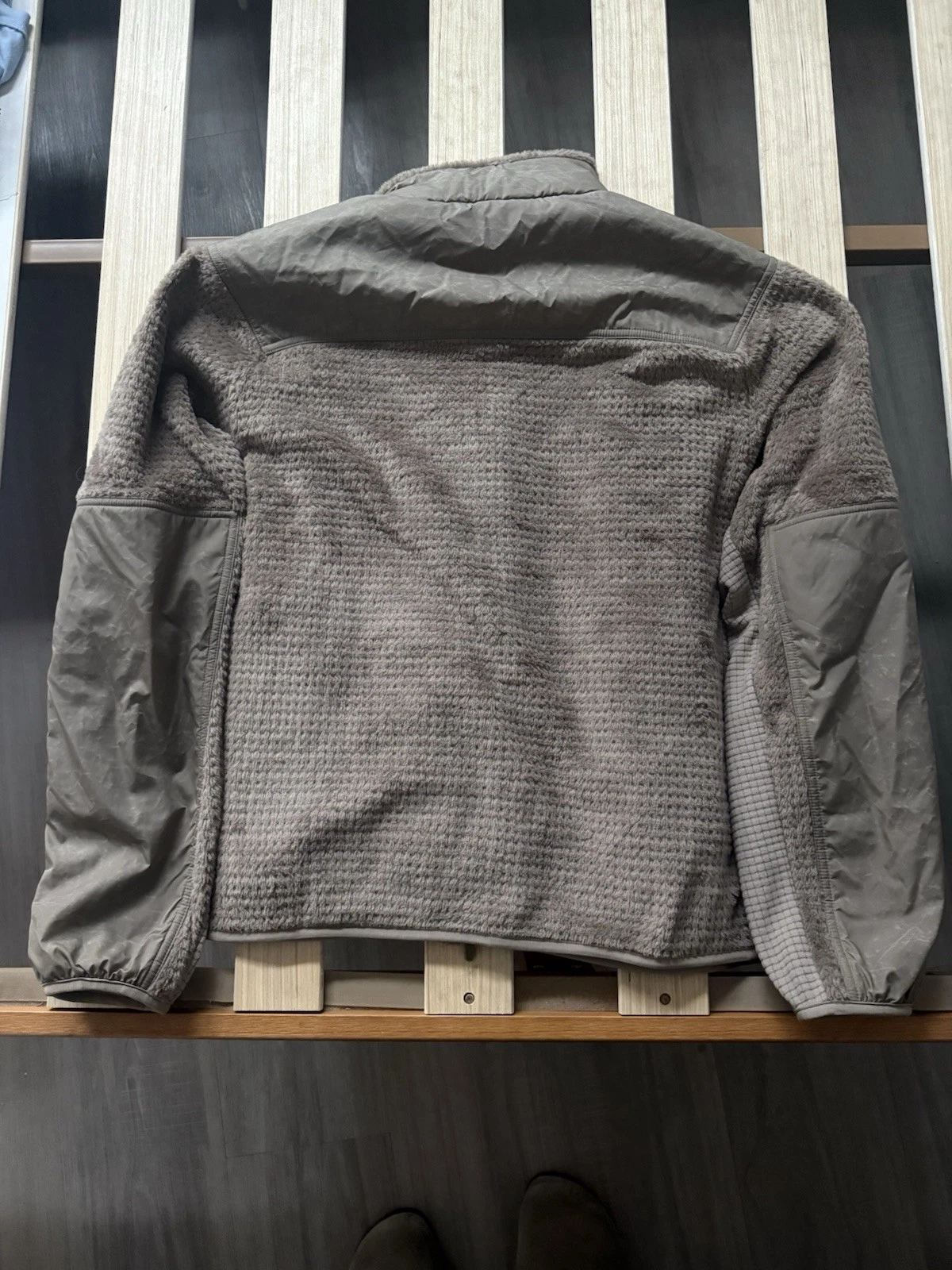 Nike x Stussy Tactical Full Zip Fleece Jacket Pinenut Medium M NWT HQ8524-223 - product detail image 2