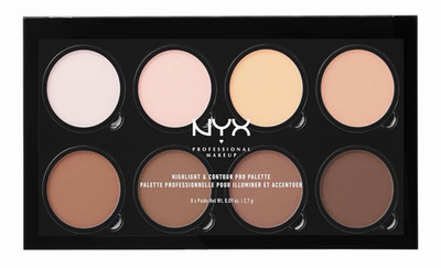 NYX Highlight & Contour Pro Palette Contour Pressed Powder 0.09 oz / 2.7 g