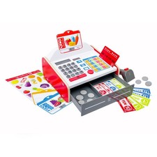 Cassa Supermercato Giocattolo in Legno con Accessori – Hape HAPE - 23104