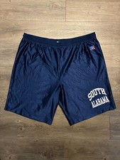Vintage Russell Athletic Shorts Men's Large Navy Logo South Alabama Jaguars 90s