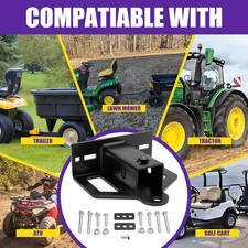 Zero Turn Mower, ATV, Tractor Hitch with 2" Receiver Thicker Heavy Duty Steel