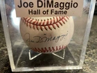 Joe DiMaggio Hand Signed Autograph Bobby Brown AL Baseball JSA
