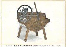 Par circular Boss Washing Machine Co Color Trade Cincinnati Nº 32 funcionando c1905